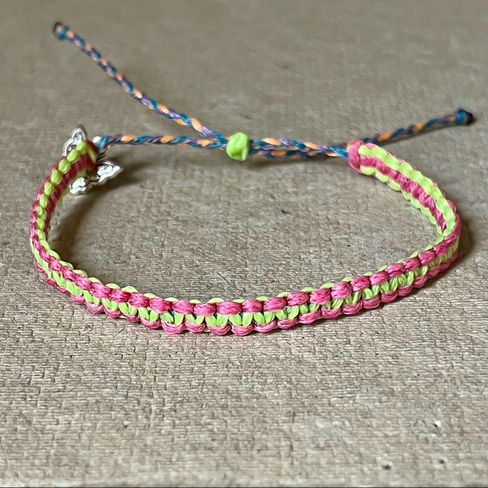 Neon Butterfly Bracelet
